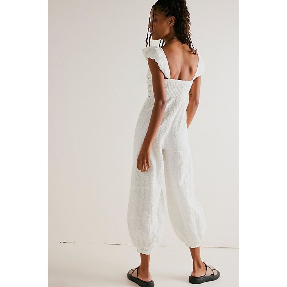 New Free People Speakeasy Jumpsuit Size L - Picture 3 of 10